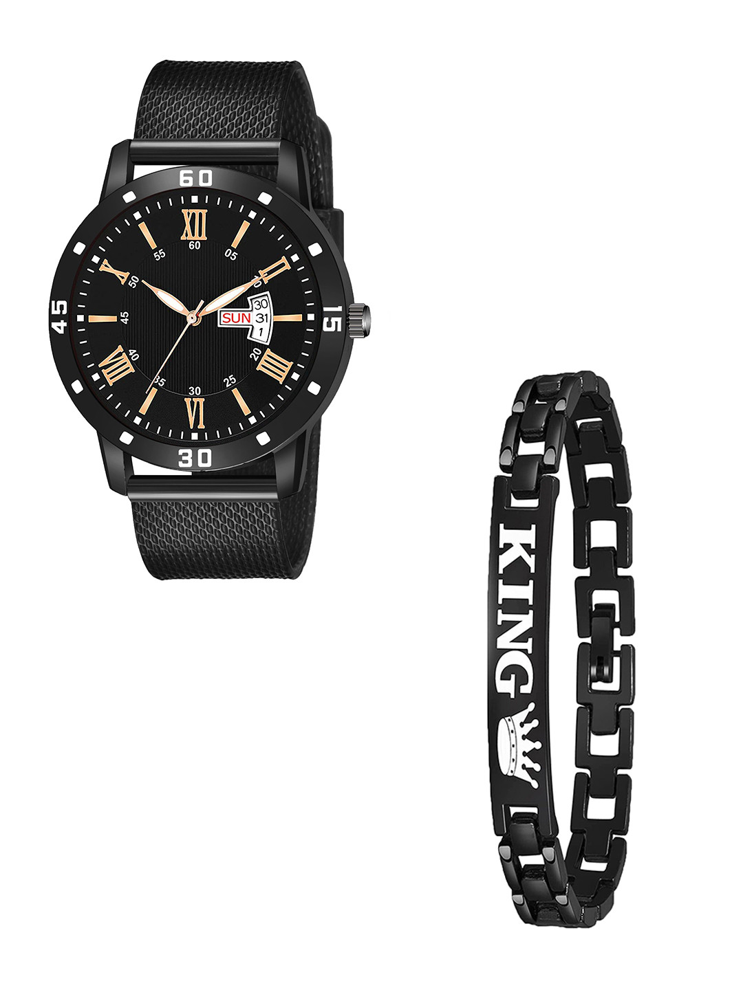 Gopal Shopcart Unisex Printed Analogue Watch Comes With Bracelet - Safar DayDate King