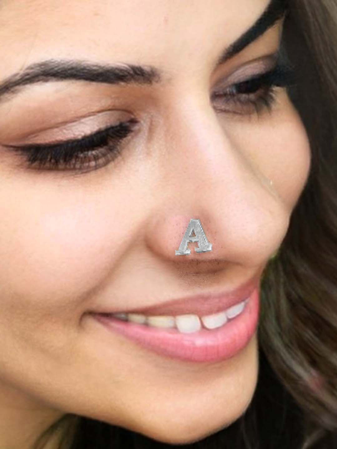 Sangria A Alphabet Stud Nosepin