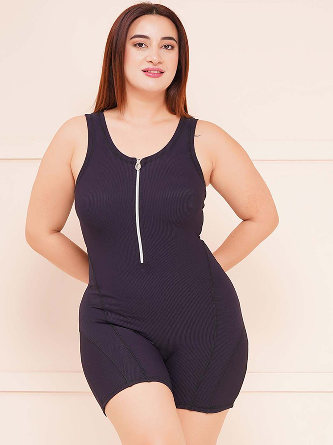 Keepfit Ribbed Plus Size Legsuit