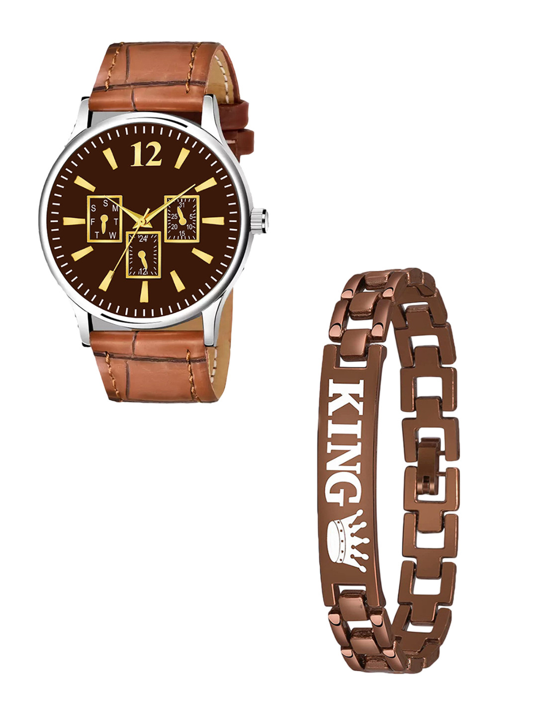 Gopal Shopcart Unisex Printed Analogue Watch With Bracelet -  C_1018 Milar Aeviyo Silm L K