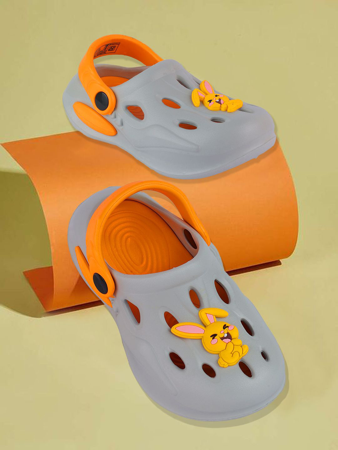 PASSION PETALS Kids Fashion Self Design Clogs Flip Flops