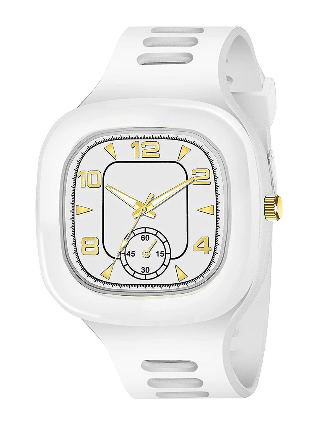 CSAMON Men Dial & Bracelet Style Straps Analogue Watch Csamon_31_White_Single Round