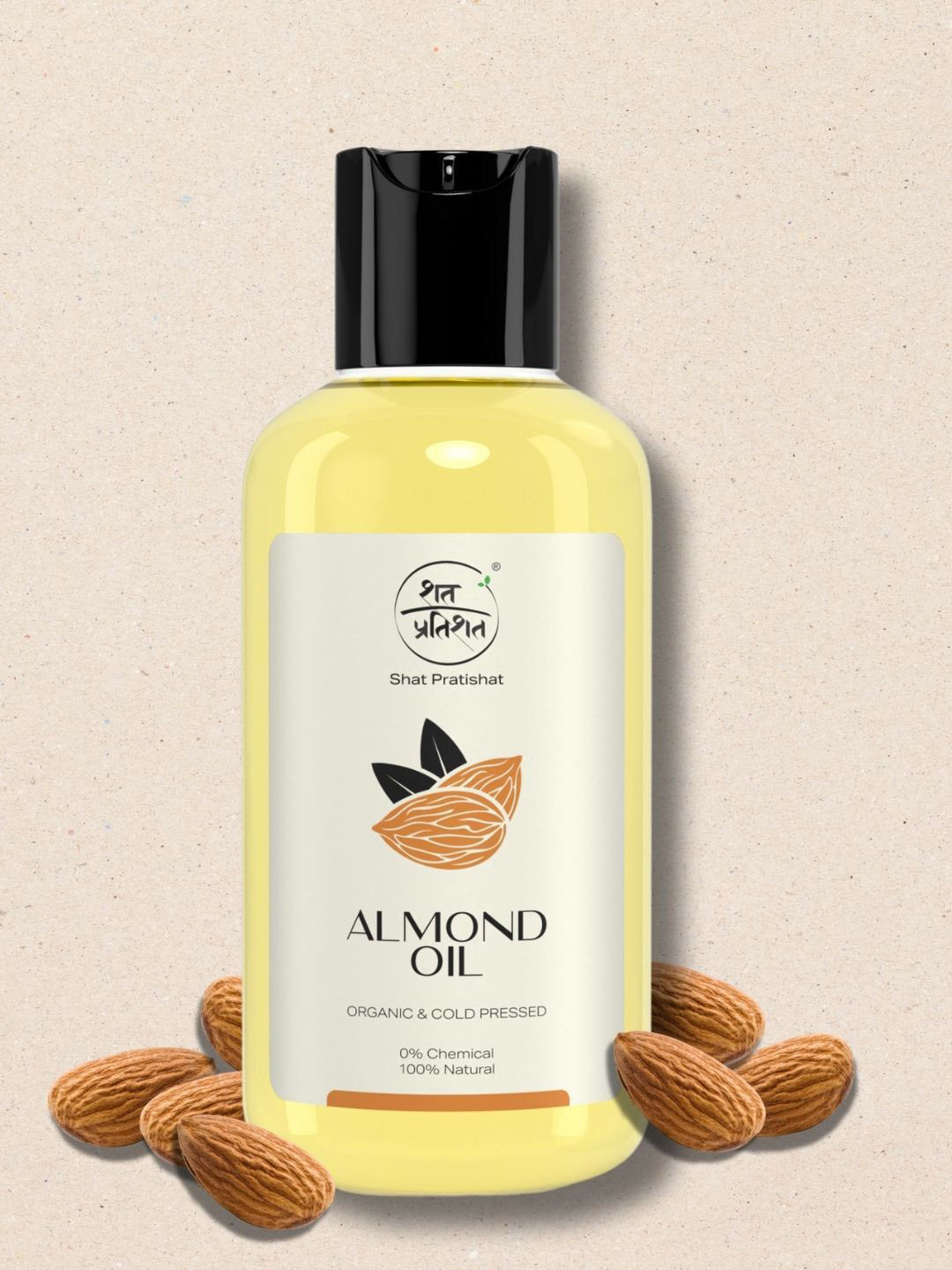 SHAT PRATISHAT Pure Almond Oil For Hair & Skin - 120 ml