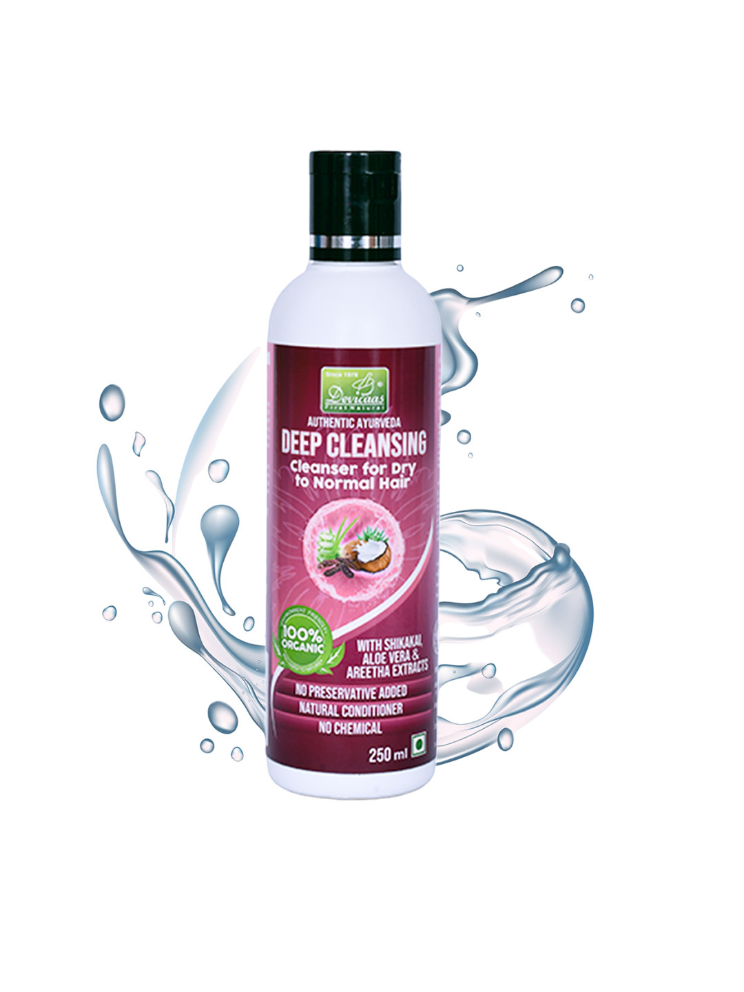 DEVICAAS Deep Cleansing Hair Cleanser With Aloevera - 500 ml