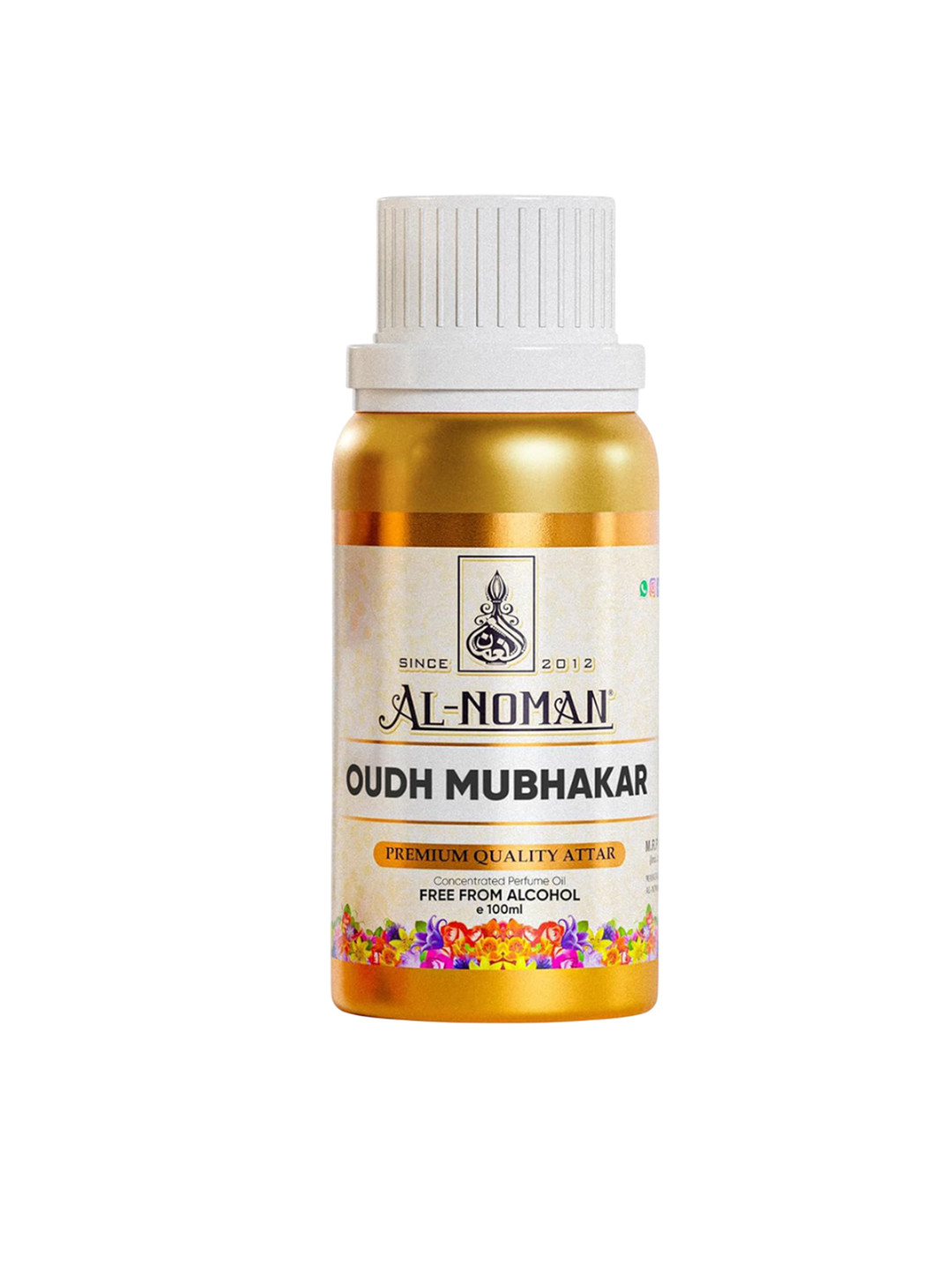 AL NOMAN FRAGRANCES Oudh Mubhakar Non Alcohol Attar - 100 ml