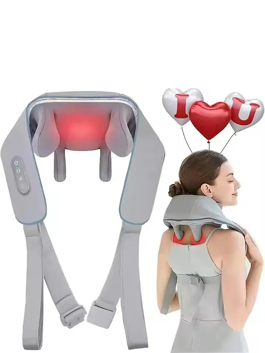 TENS Cervical Neck & Back Massager For Pain Relief