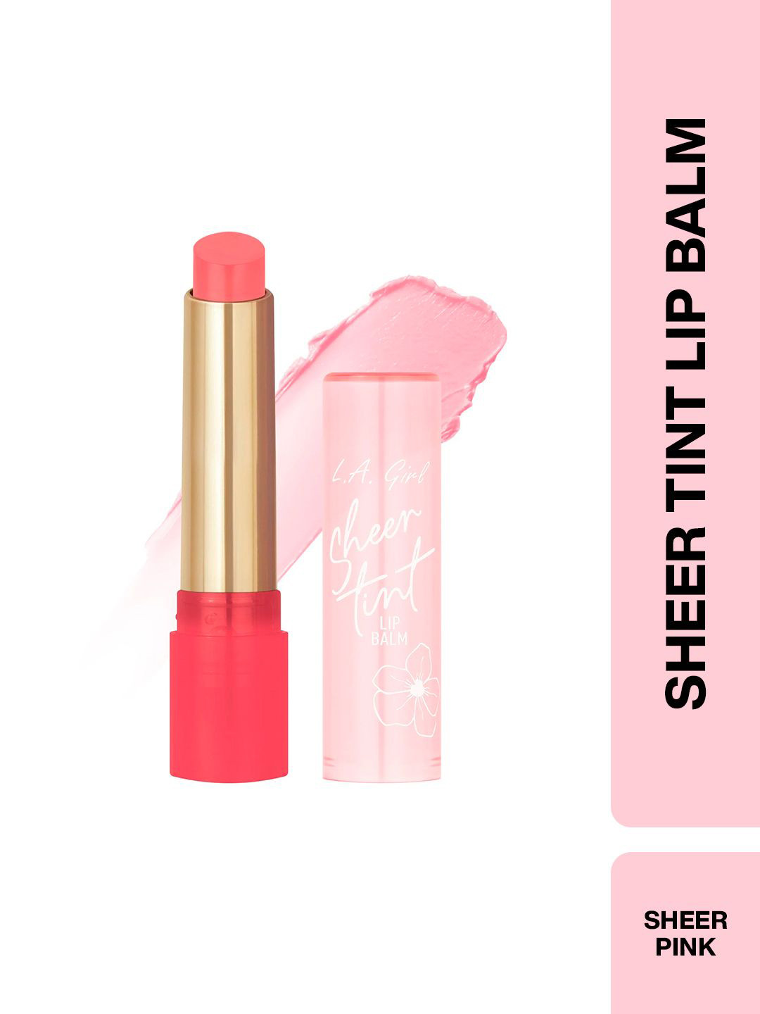 L.A. Girl Sheer Tint Lip Balm- 2 g - Sheer Pink
