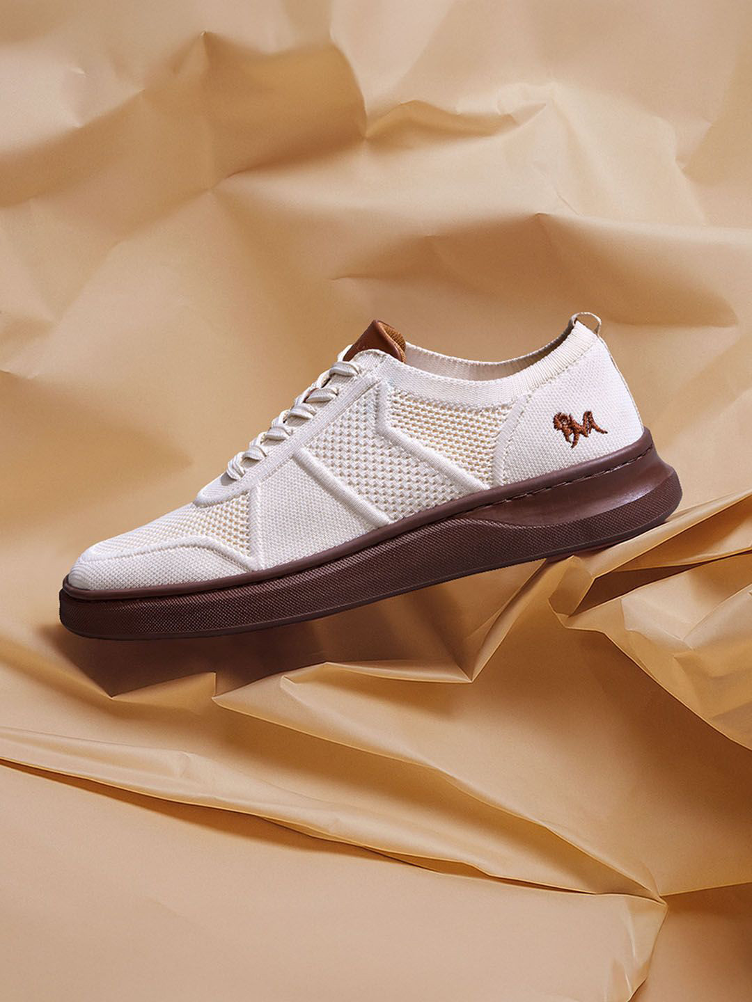 NEEMANS Elevate Men Mesh Textured Lace-Ups Low Top Sneakers