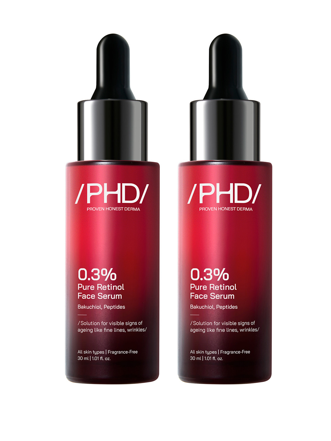 Proven Honest Derma Set of 2 0.3% Pure Retinol Face Serum - 30 ml each
