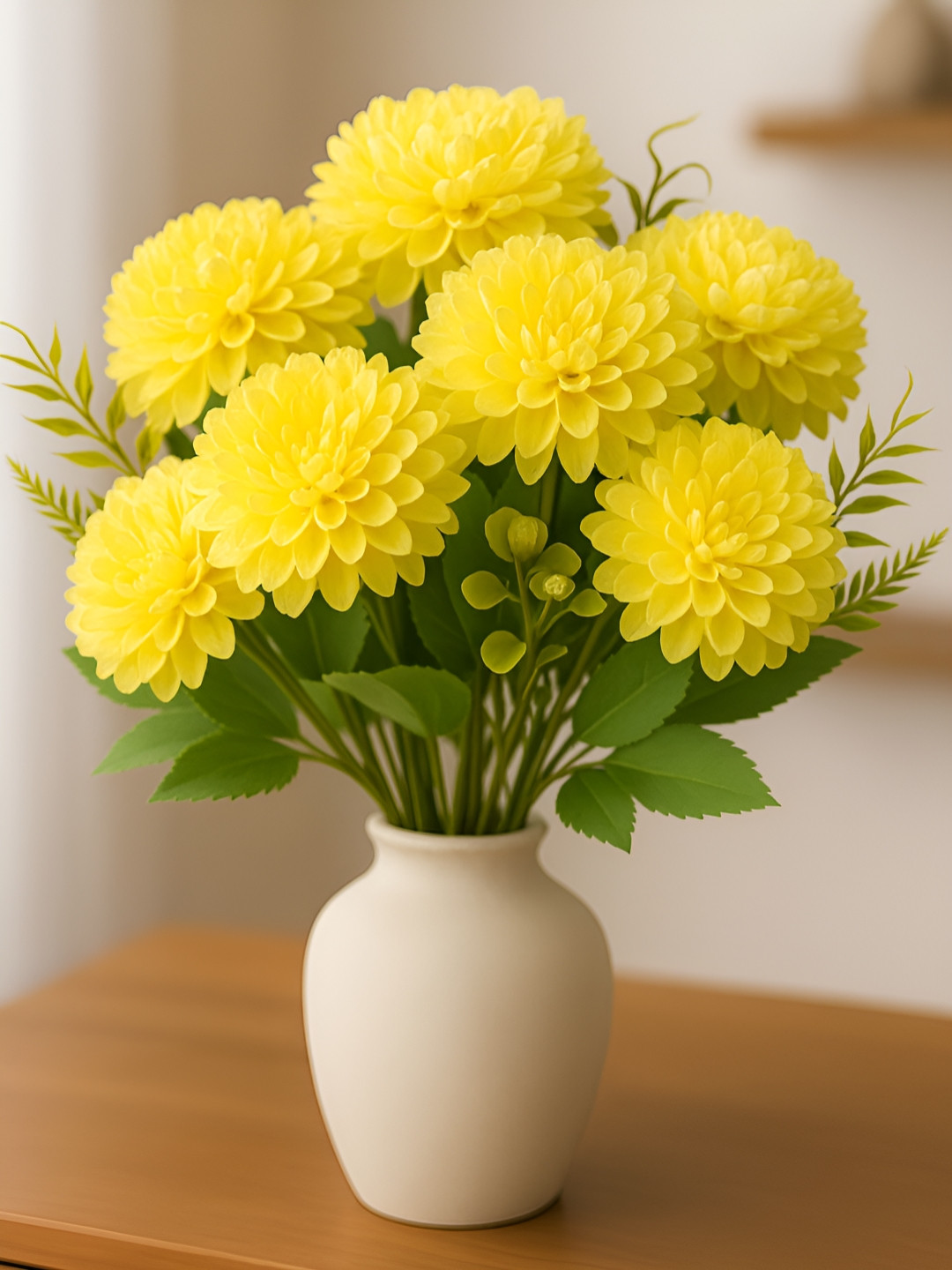 ARTSY Yellow 1 Pieces Gypsophilia Artificial Flower