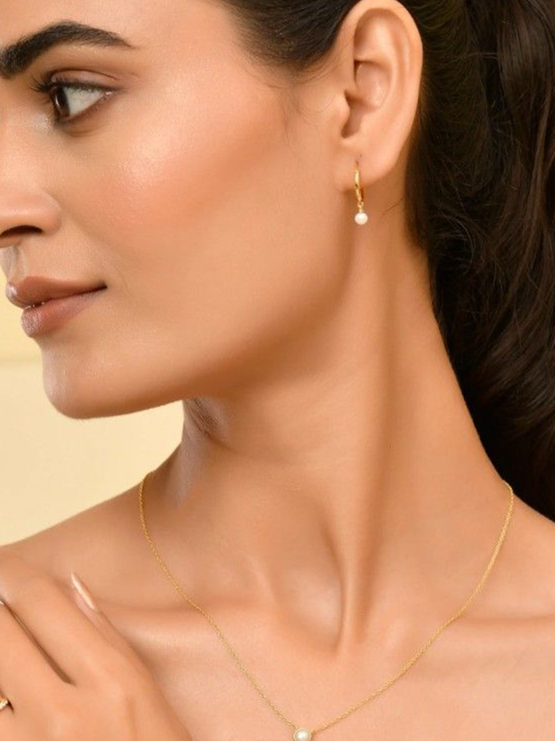 ROOVI Women Pack Of 2 Circular Hoop Earrings