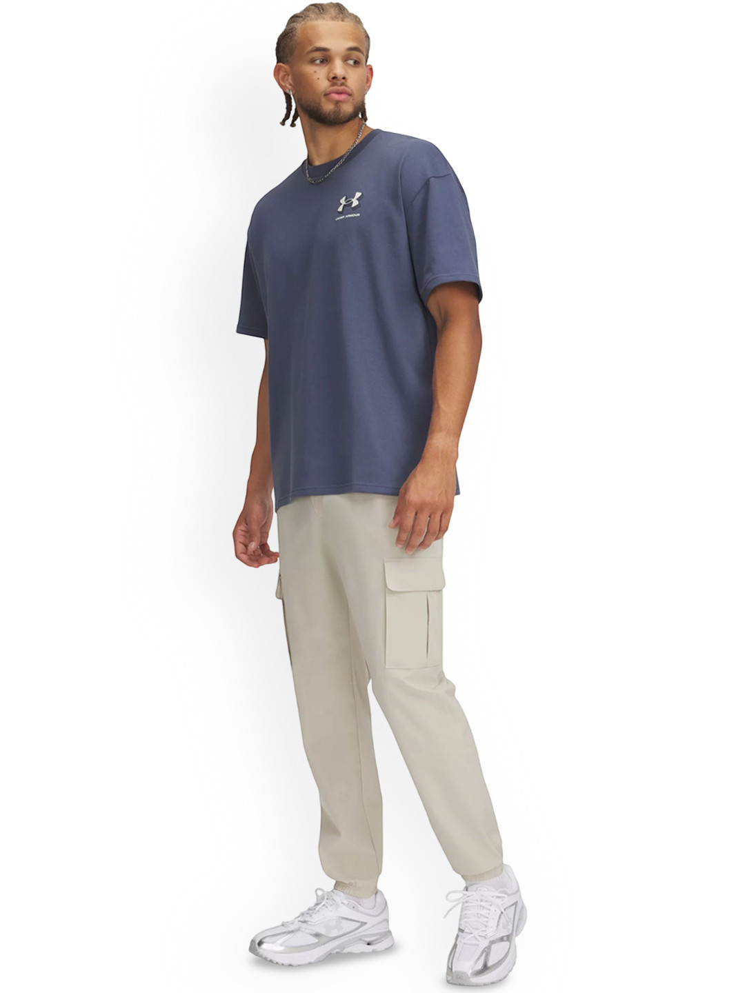 UNDER ARMOUR UA Vibe Men Slim-Fit Cargo Styles Joggers Trousers