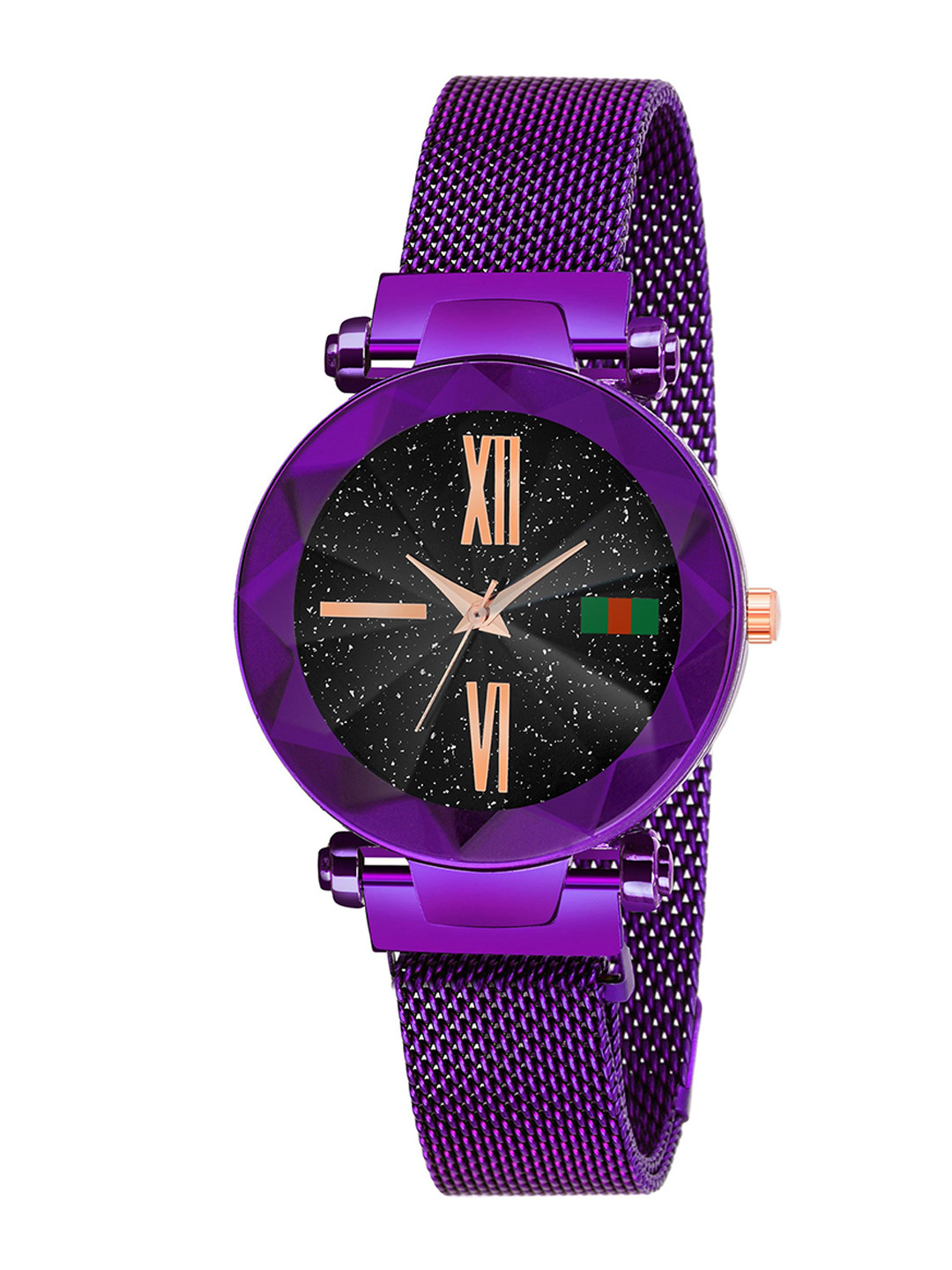 Gopal Shopcart Women Dial & Stainless Steel Straps Analogue Watch GR_379_Purple_roman_CS