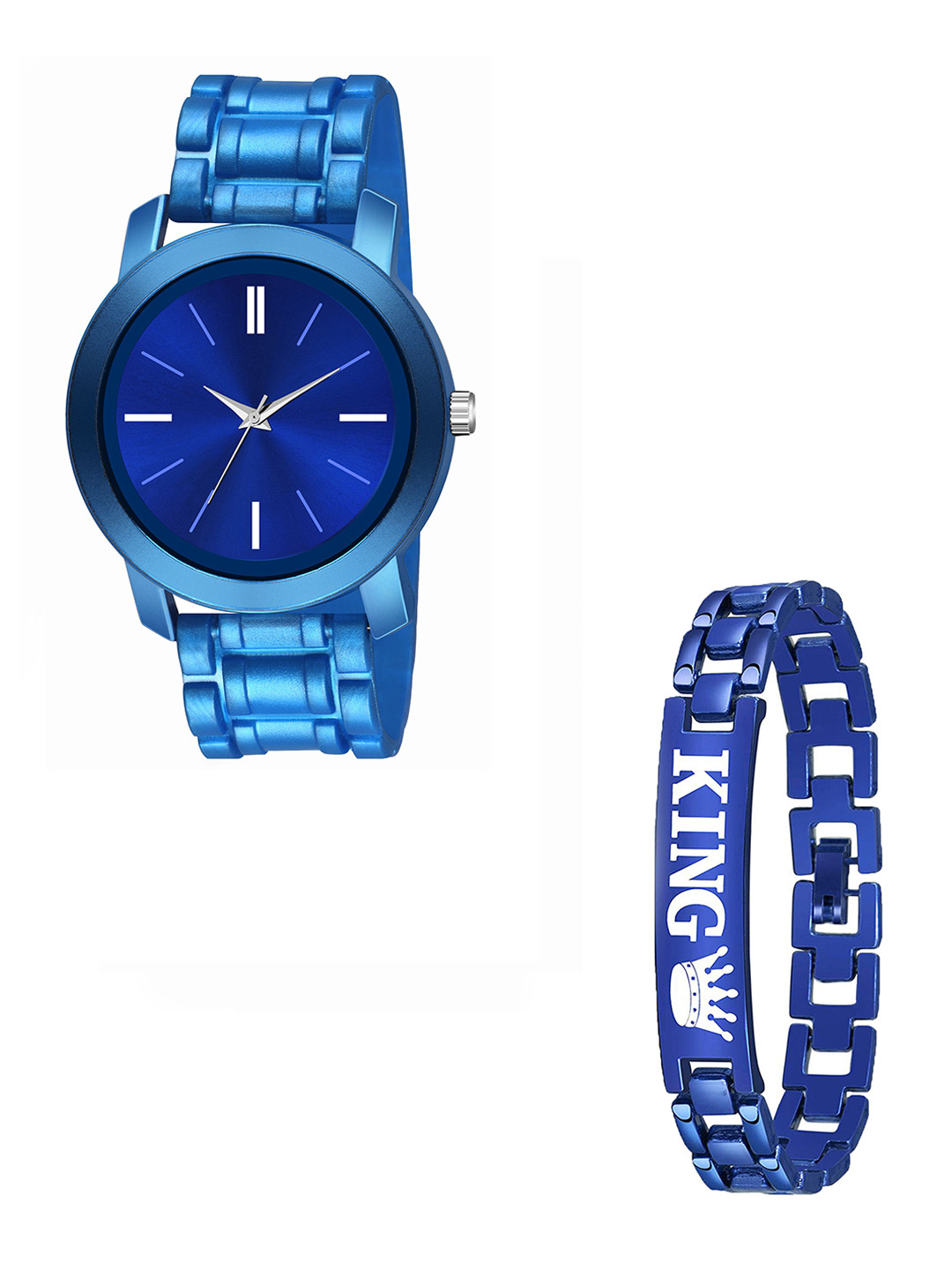 Gopal Shopcart Unisex Solid Analogue Watch Comes With Bracelet - PendoBLU LR05 D 801 K