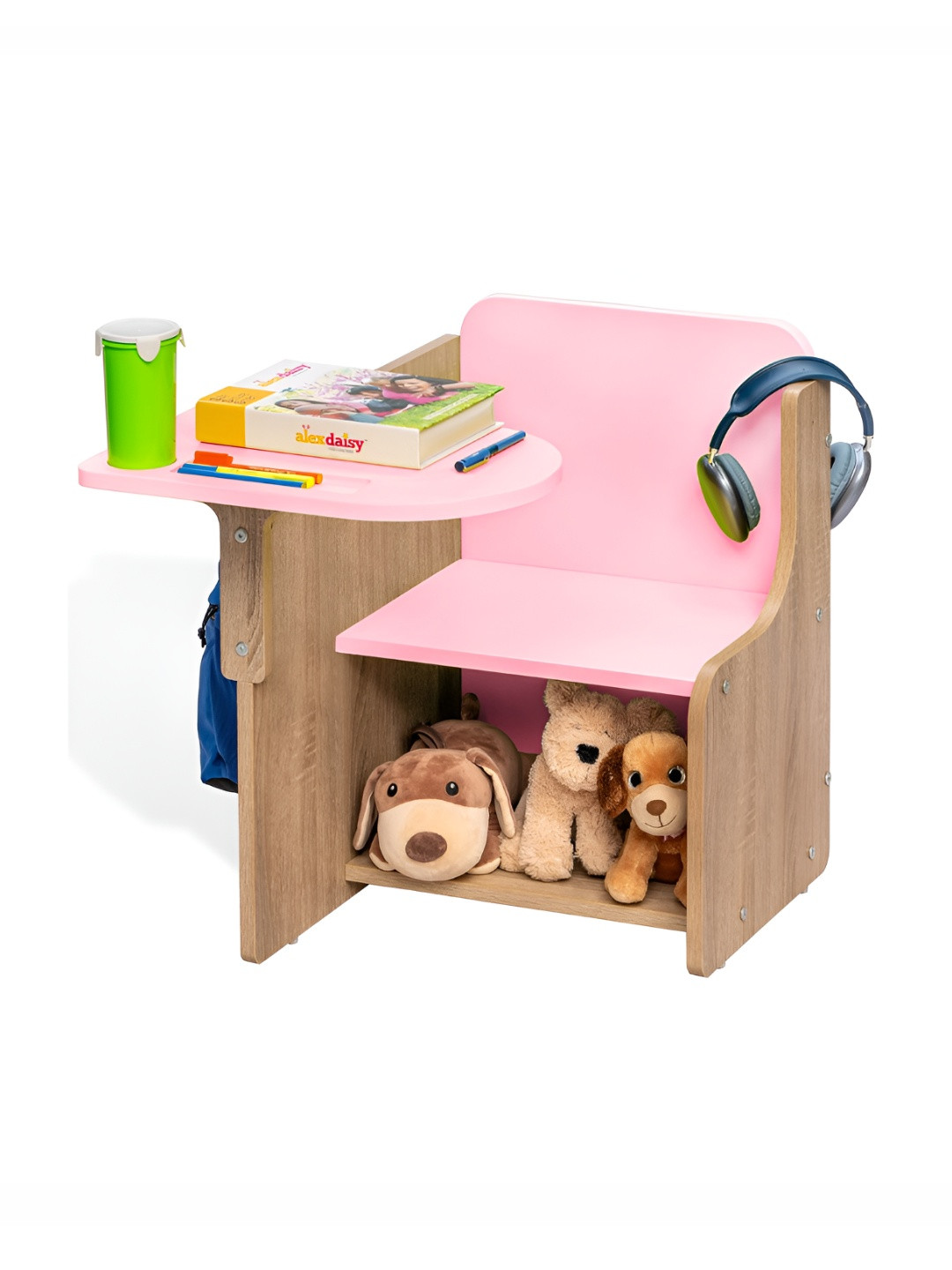 Alex Daisy Pink Zapper Desk Chair For Kids