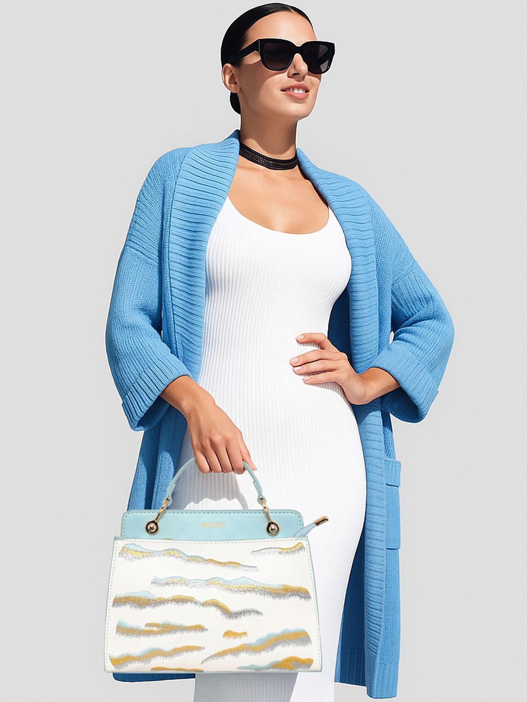 ESBEDA Embroidered Swagger Handheld Bag