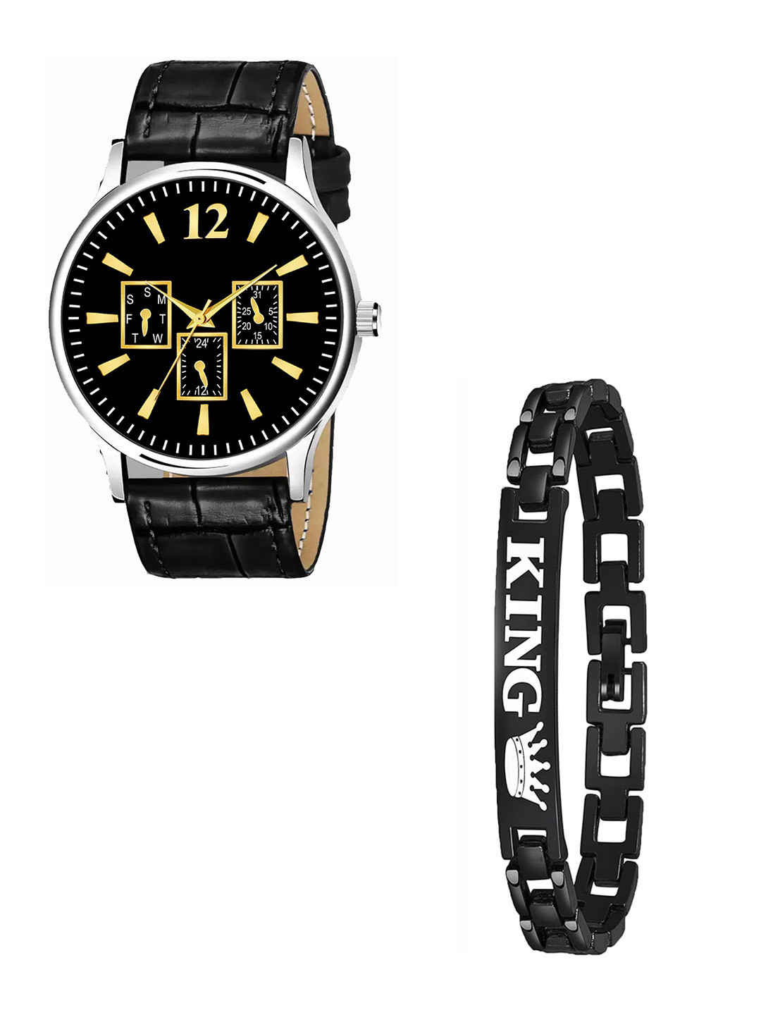 CSAMON Men Printed Regular Analogue Watch With Bracelet - C_1018 Milar Aeviyo Silm L K