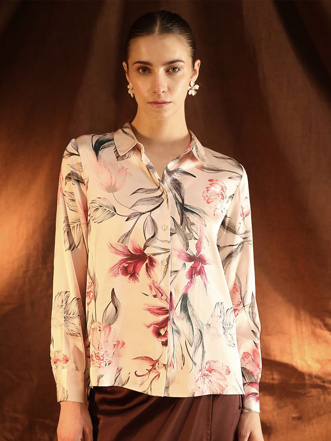 Kazo Rochelle Floral Printed Casual Shirt