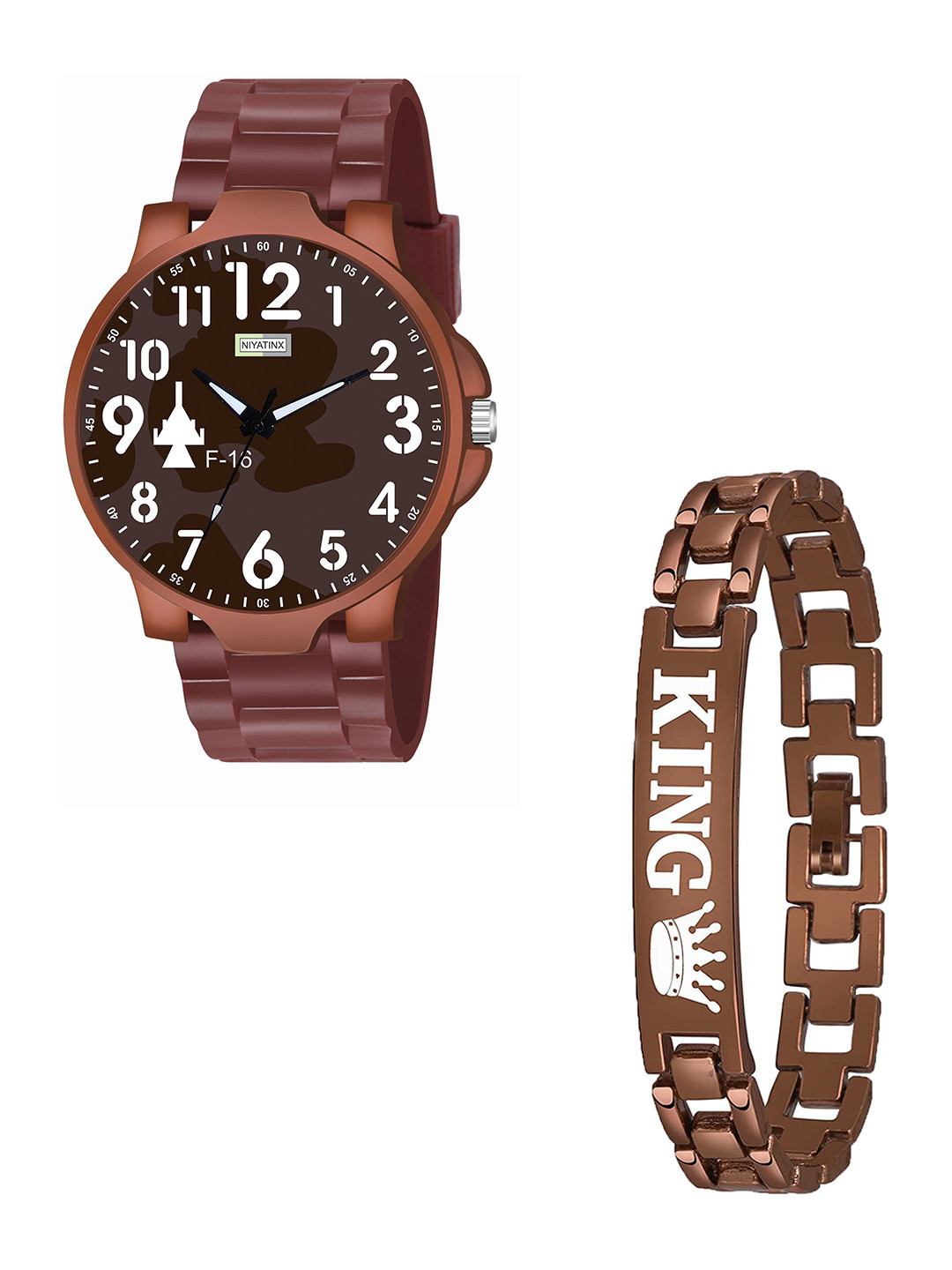 Gopal Shopcart Unisex Printed Regular Analogue Watch Comes With Bracelet - 3KAN F16 D CD K