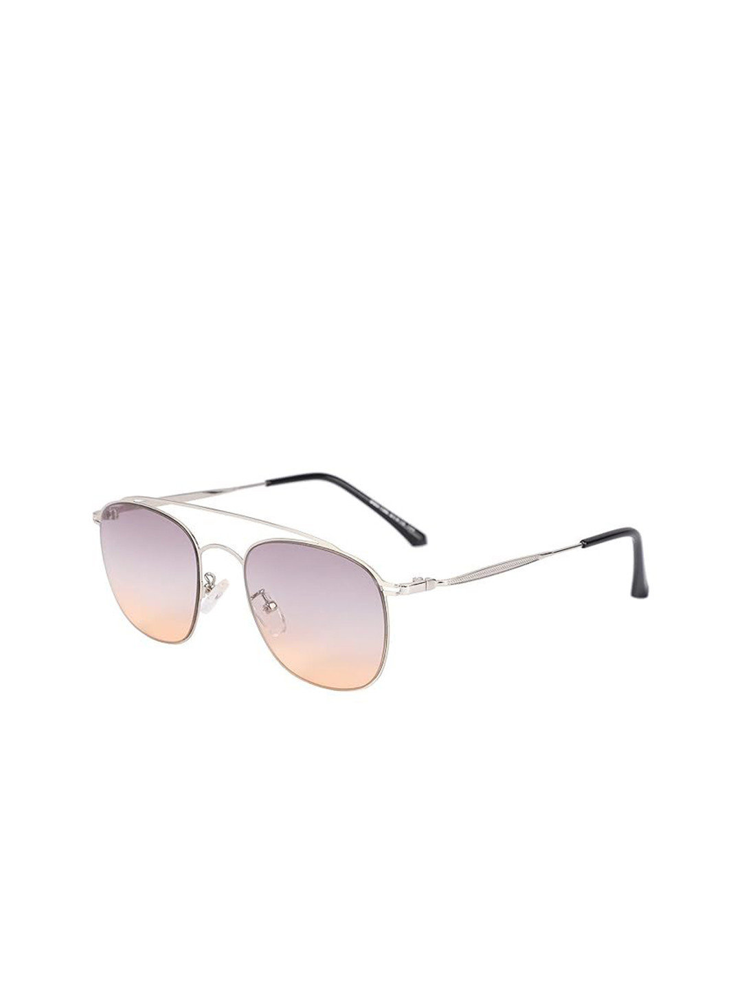 AUGEN Unisex Full Rim Square Sunglasses with UV Protected Lens VI-SG-80196-Grey