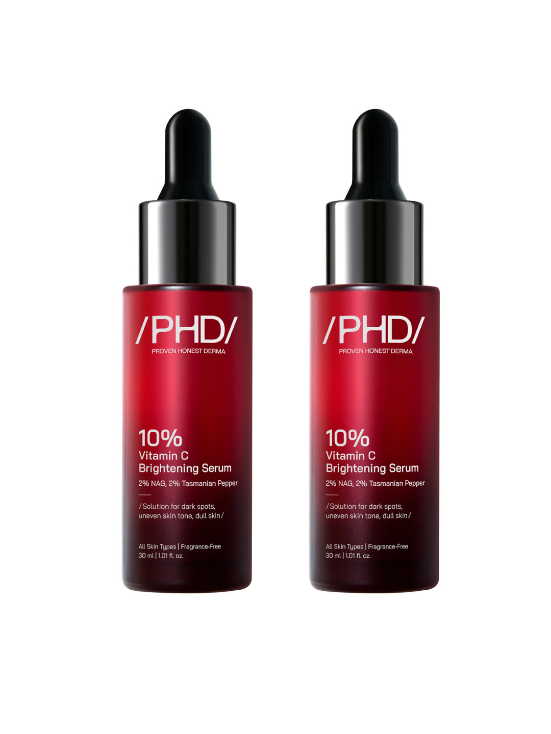 Proven Honest Derma Set of 2 PHD 10% Vitamin C Brightening Serum with 2% NAG