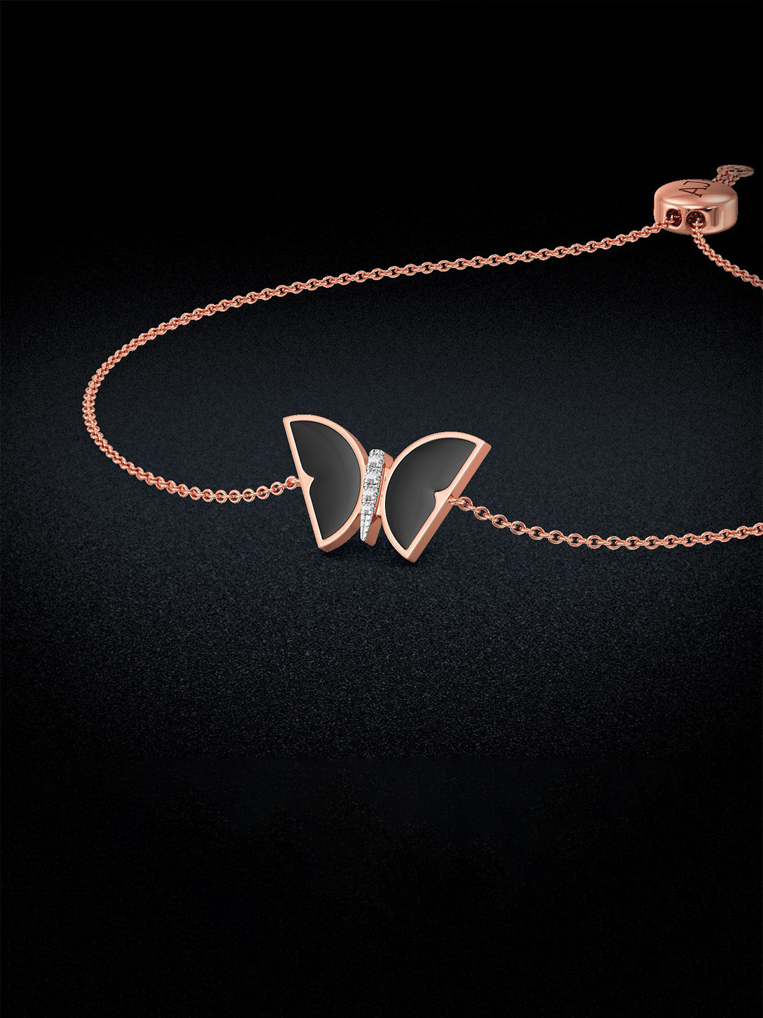 Joyalukkas Eclipse Wings Diamond Chain Bracelet