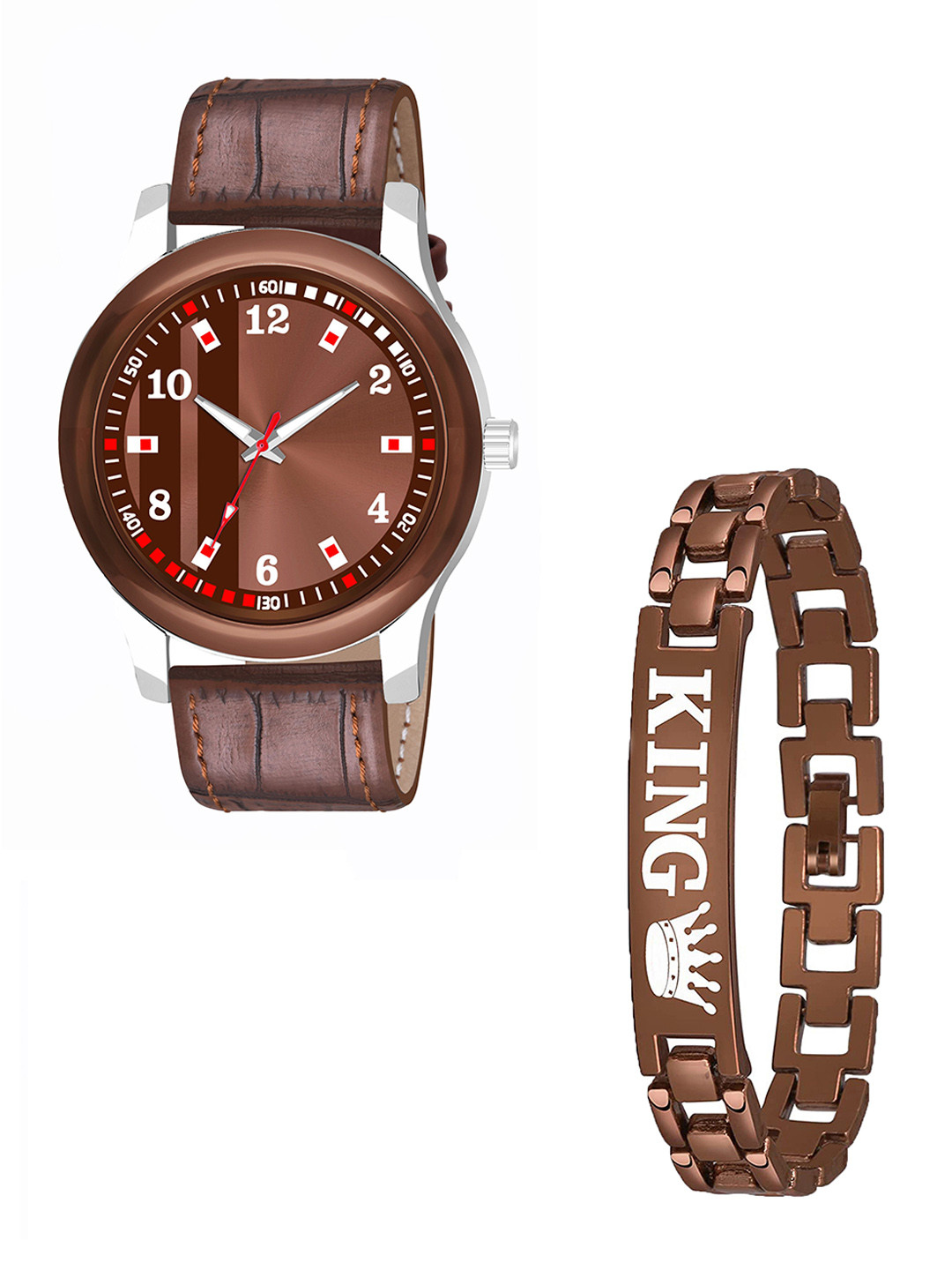 CSAMON Men Printed Regular Analogue Watch Comes With Bracelet - B9050 PATA Aeviyo S L K