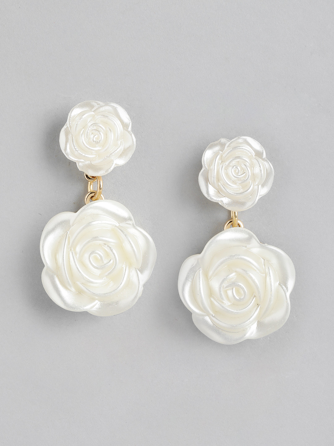 Forever New Tati Acrylic Rose Earring