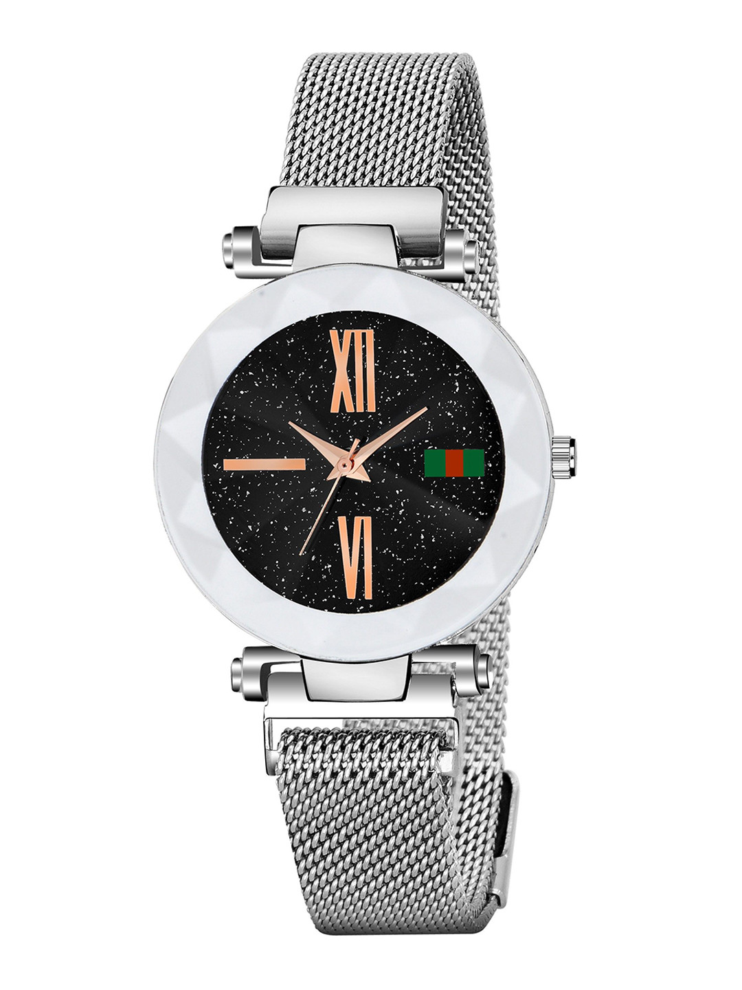 CSAMON Women Embellished Analogue Round Formal Watch - GR_379_Roman_CS