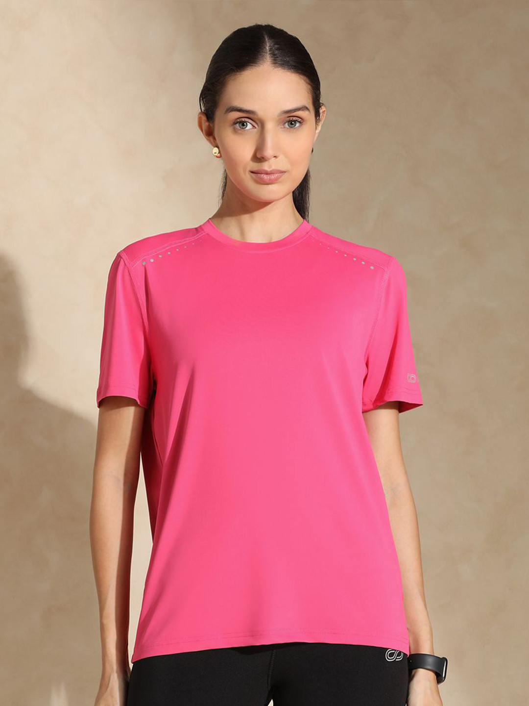 Silvertraq Boyfriend TraqDry Tee Pink Fuchsia