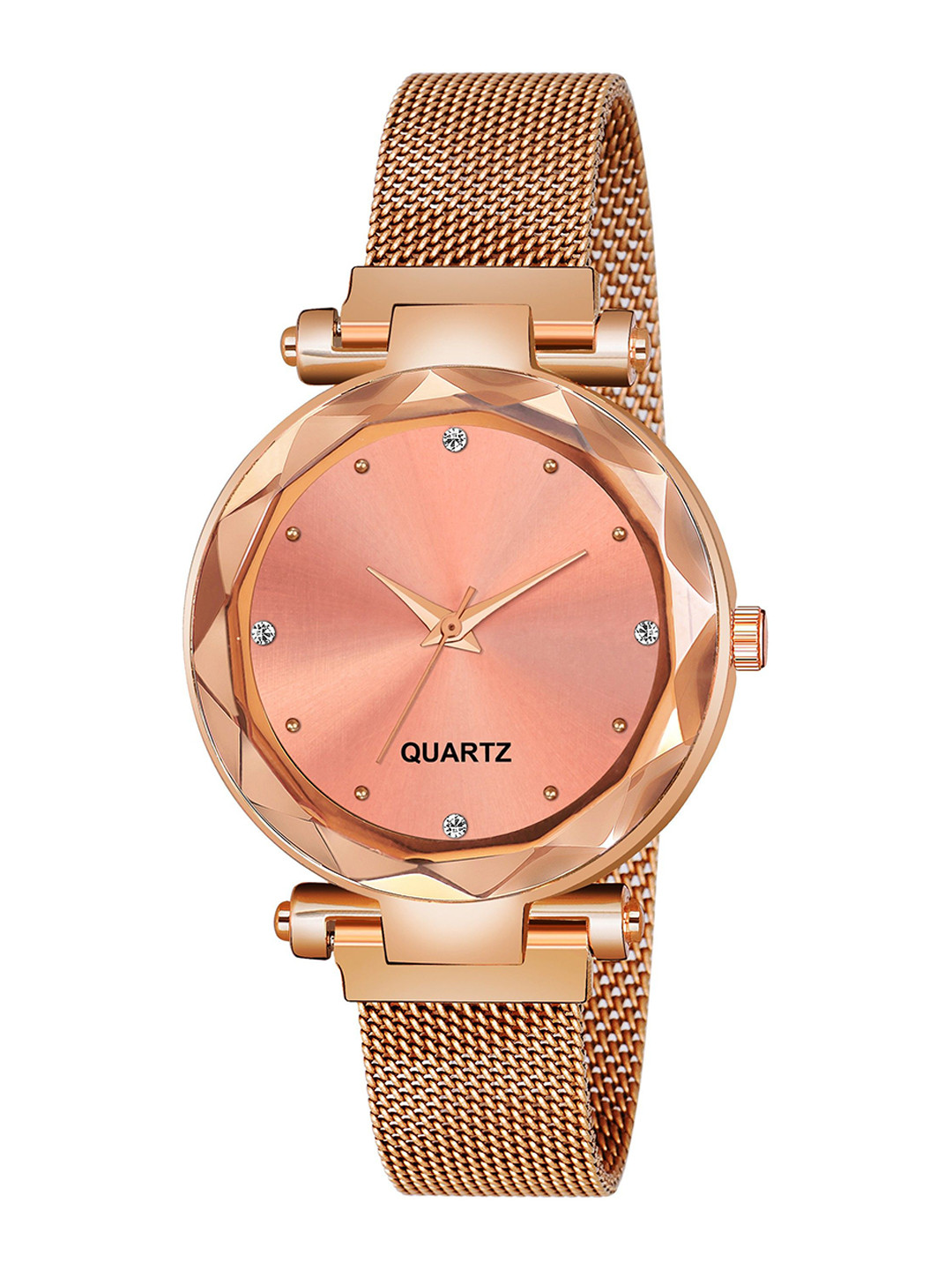 CSAMON Women Embellished Round Button Regular Analogue Watch