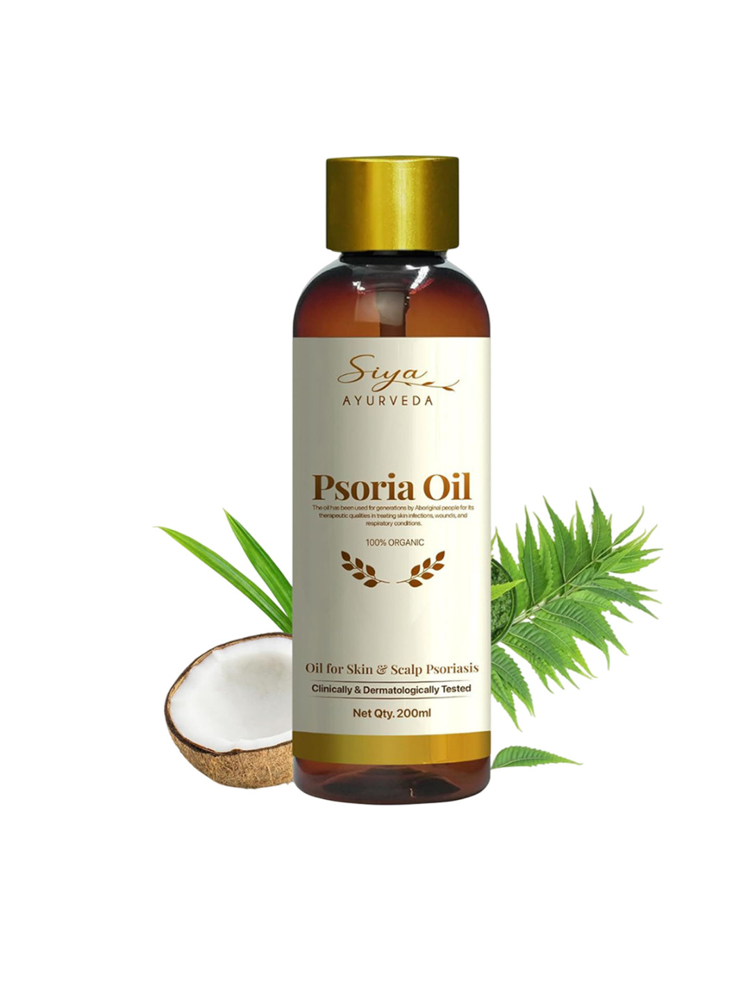 Siya Ayurveda 100% Organic Psoria Oil - 200 ml