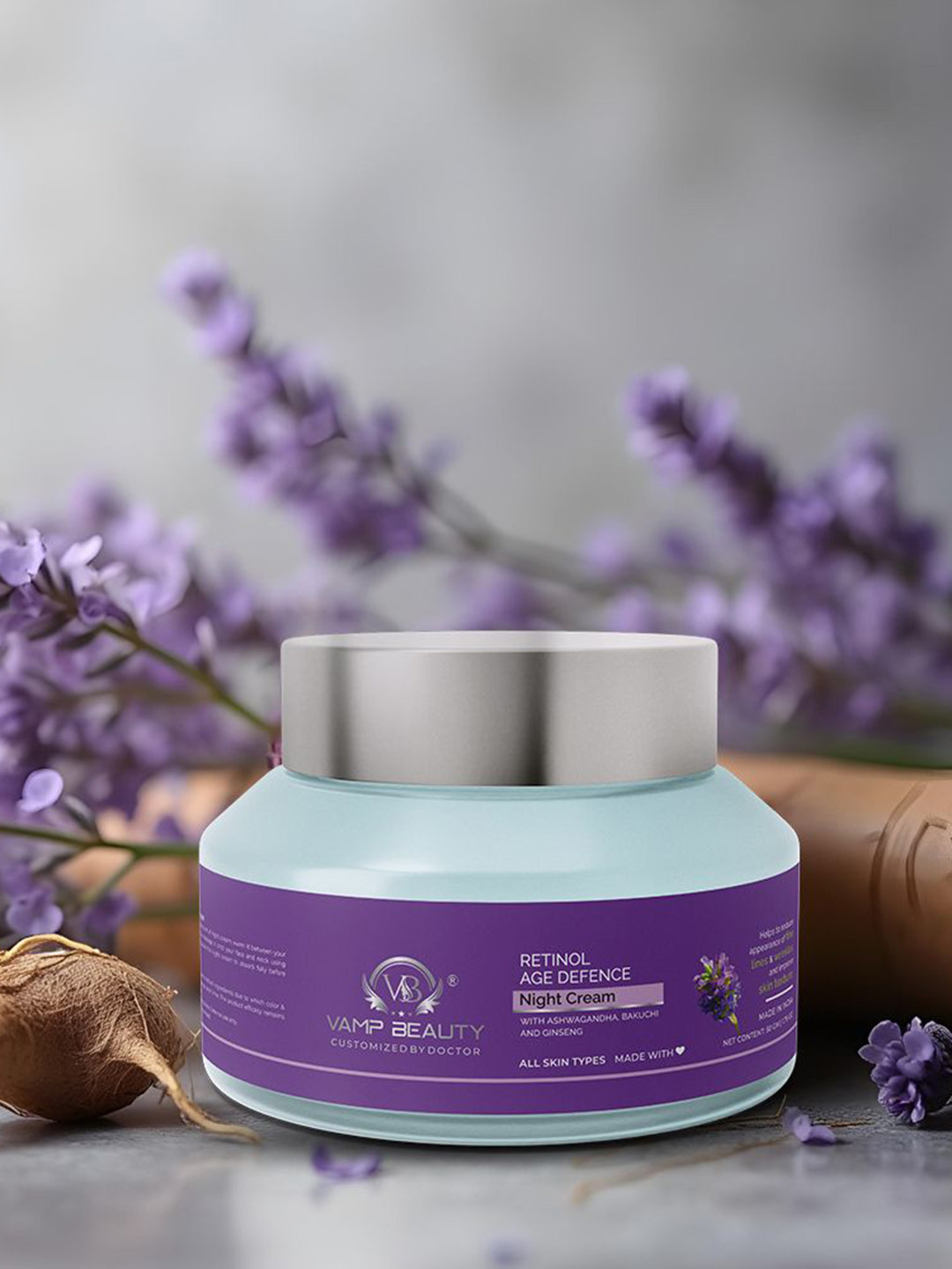 vamp beauty Retinol Age Defence Night Cream - 50g