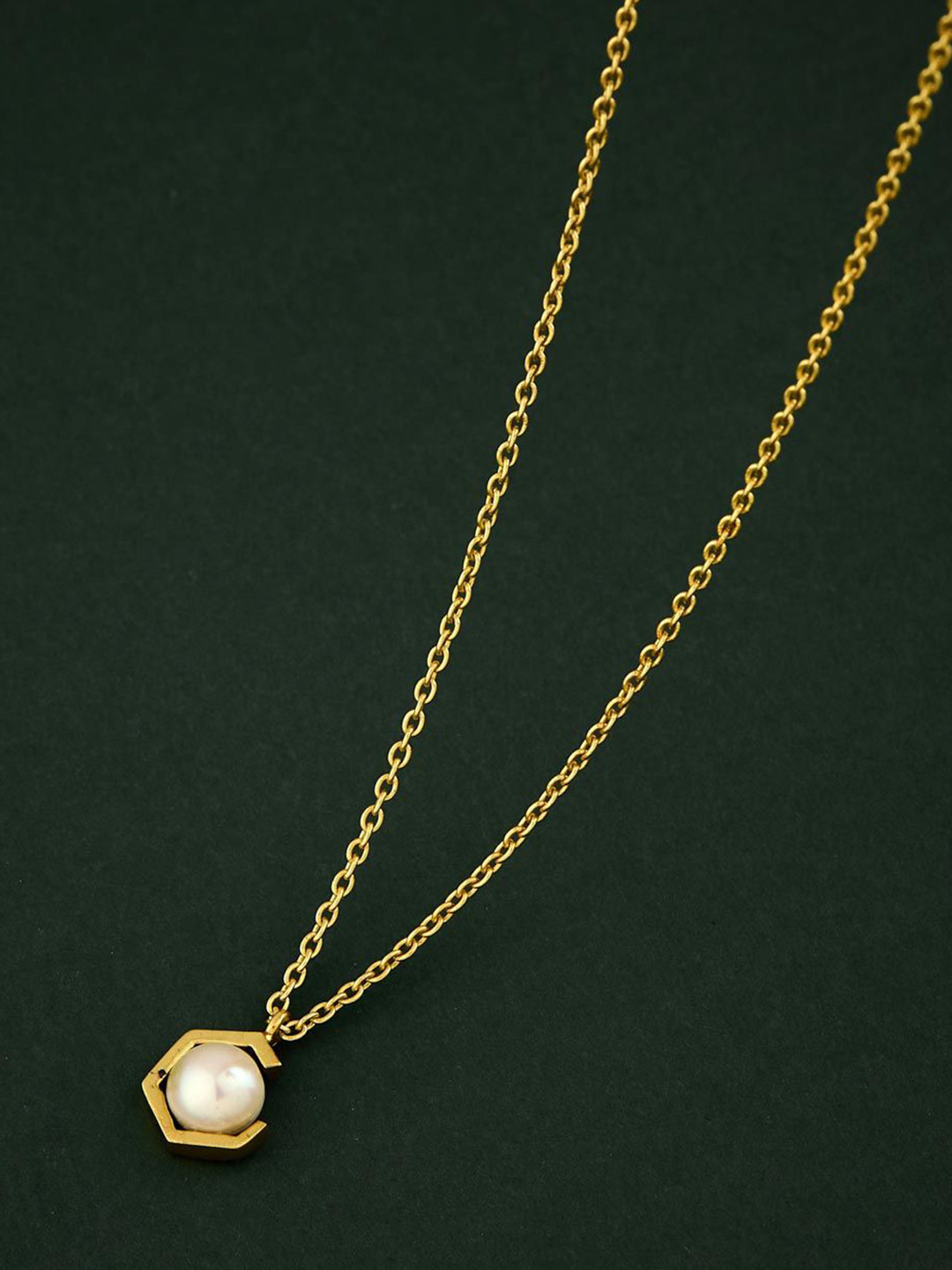 Fabindia Silver Artificial Beaded Minimal Short Necklace