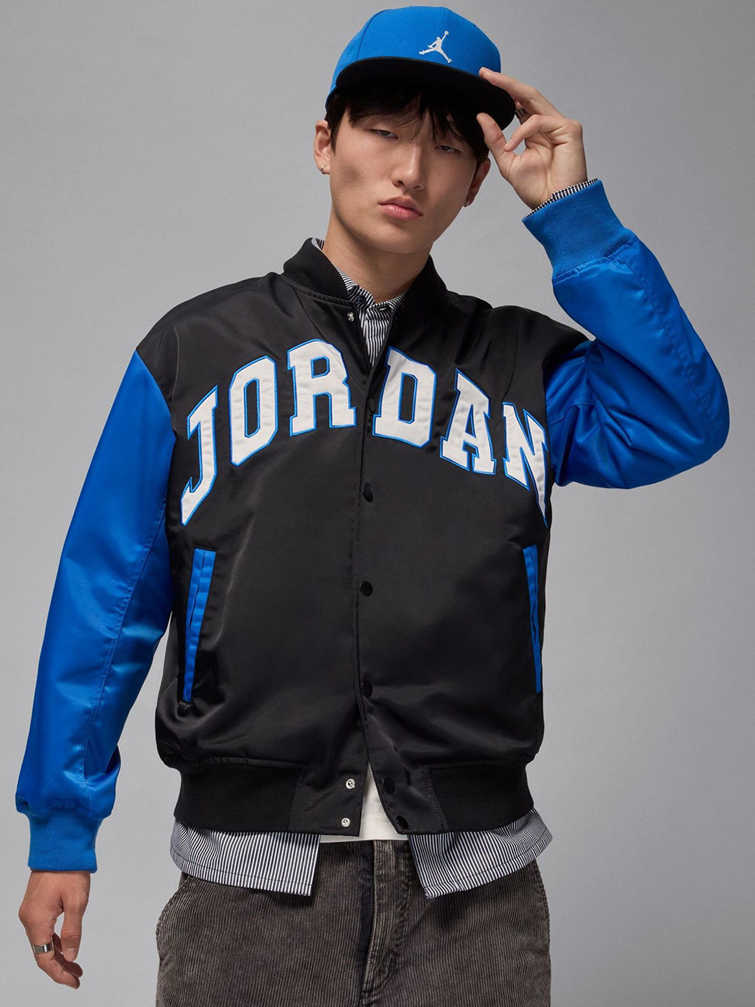 Nike Jordan Brooklyn Men University Varsity Jacket