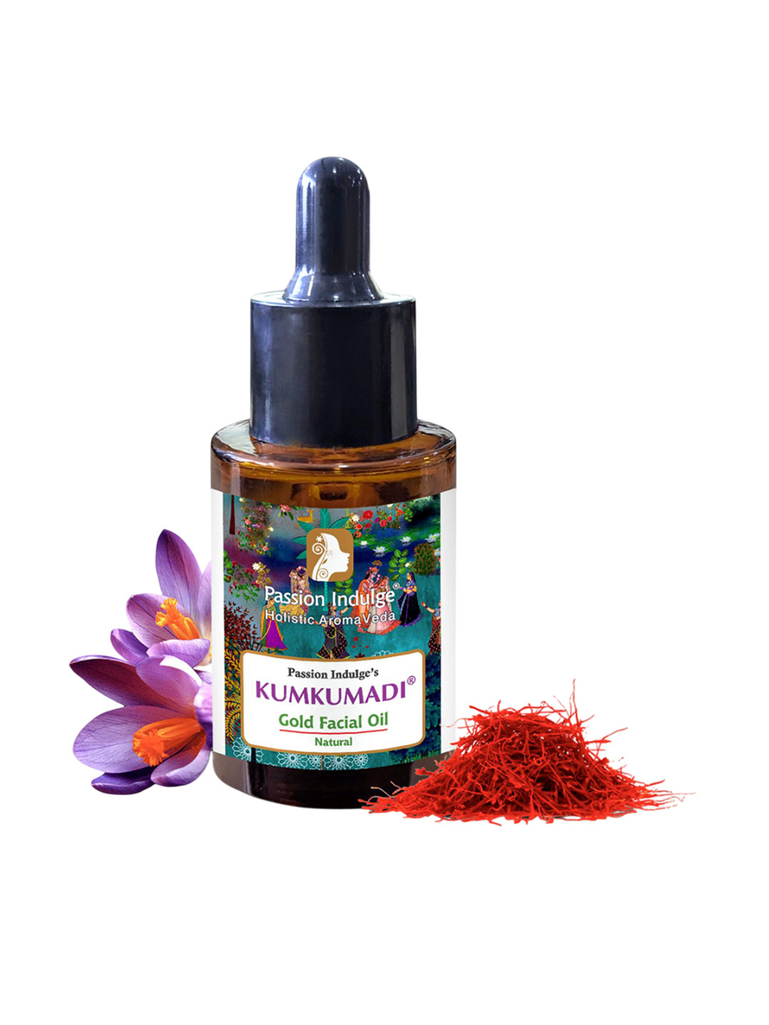 Passion Indulge Natural Kumkumadi Gold Facial Oil - 30 ml