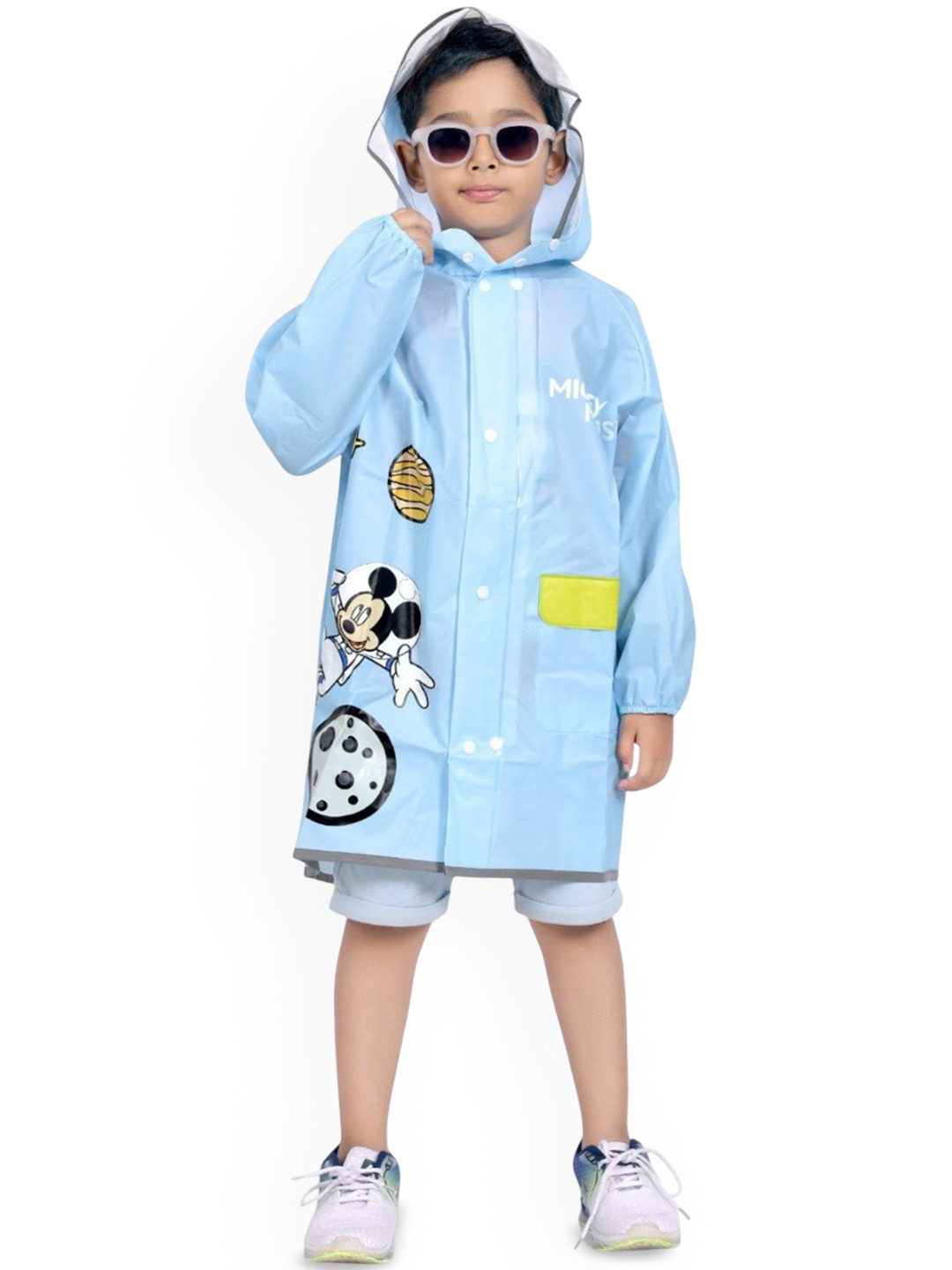 Yellow Bee Boys Disney Mickey Mouse Raincoat