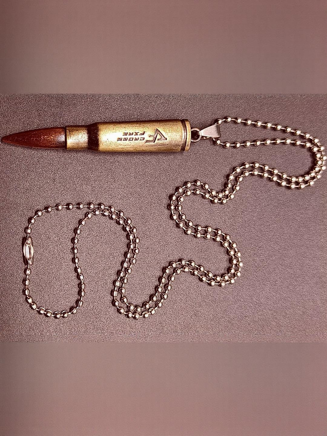 Dynamic Retail Global Men's Gold Pleated Chain