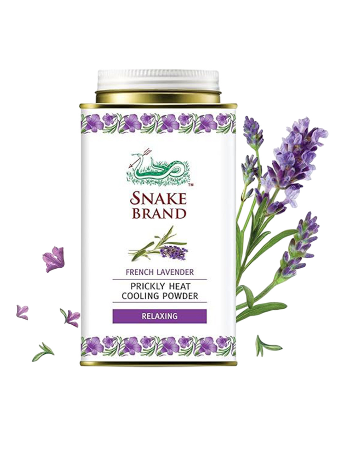 SNAKE BRAND Set Of 3 French Lavender Cooling Powder-280 g & 140 g With Shower Gel-450 ml