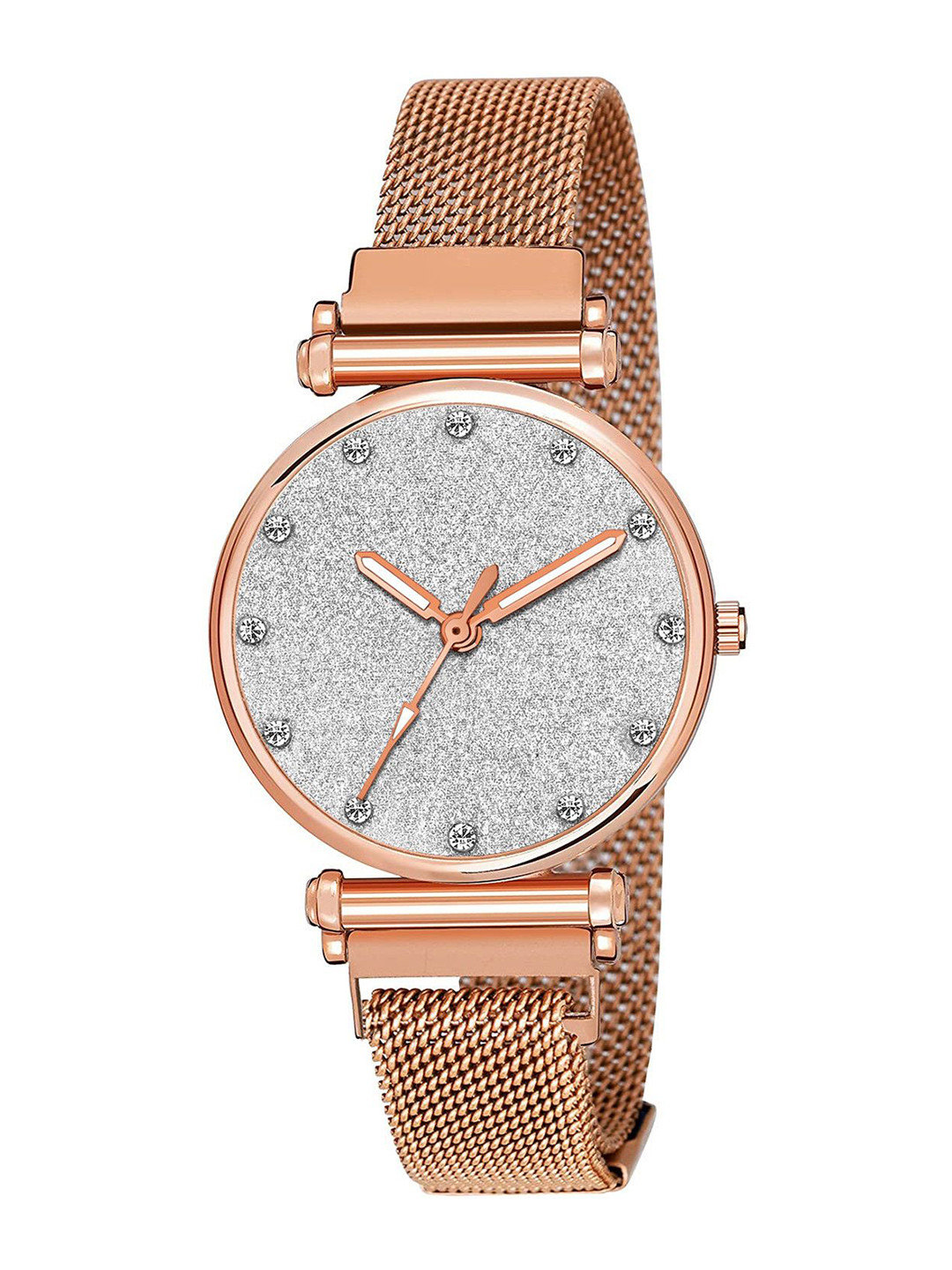 Gopal Shopcart Women Embellished Dial Analogue Watch Csamon_34_RoseGold_Full