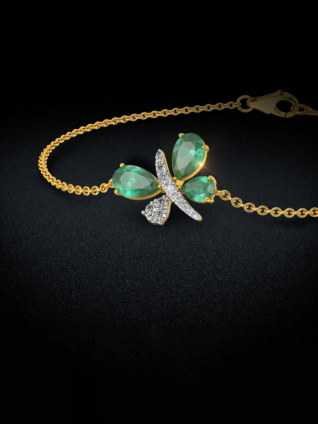 Joyalukkas Lush Butterfly Diamond Bracelet