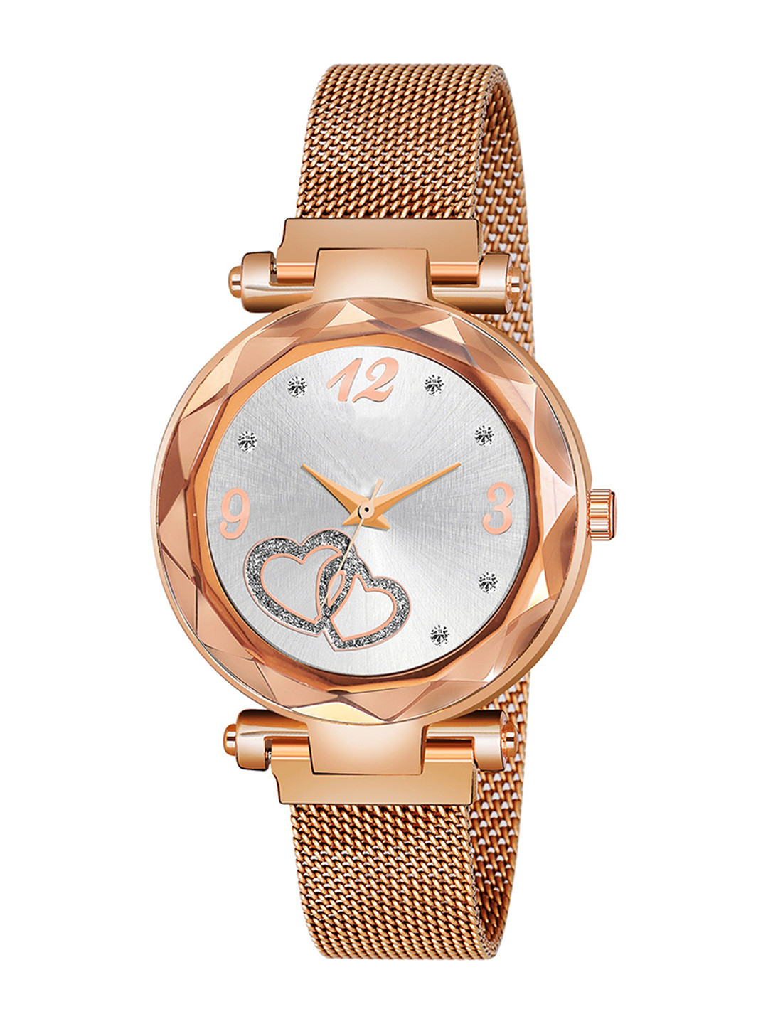 CSAMON Women Embellished Round Button Regular Analogue Watch-GR_101