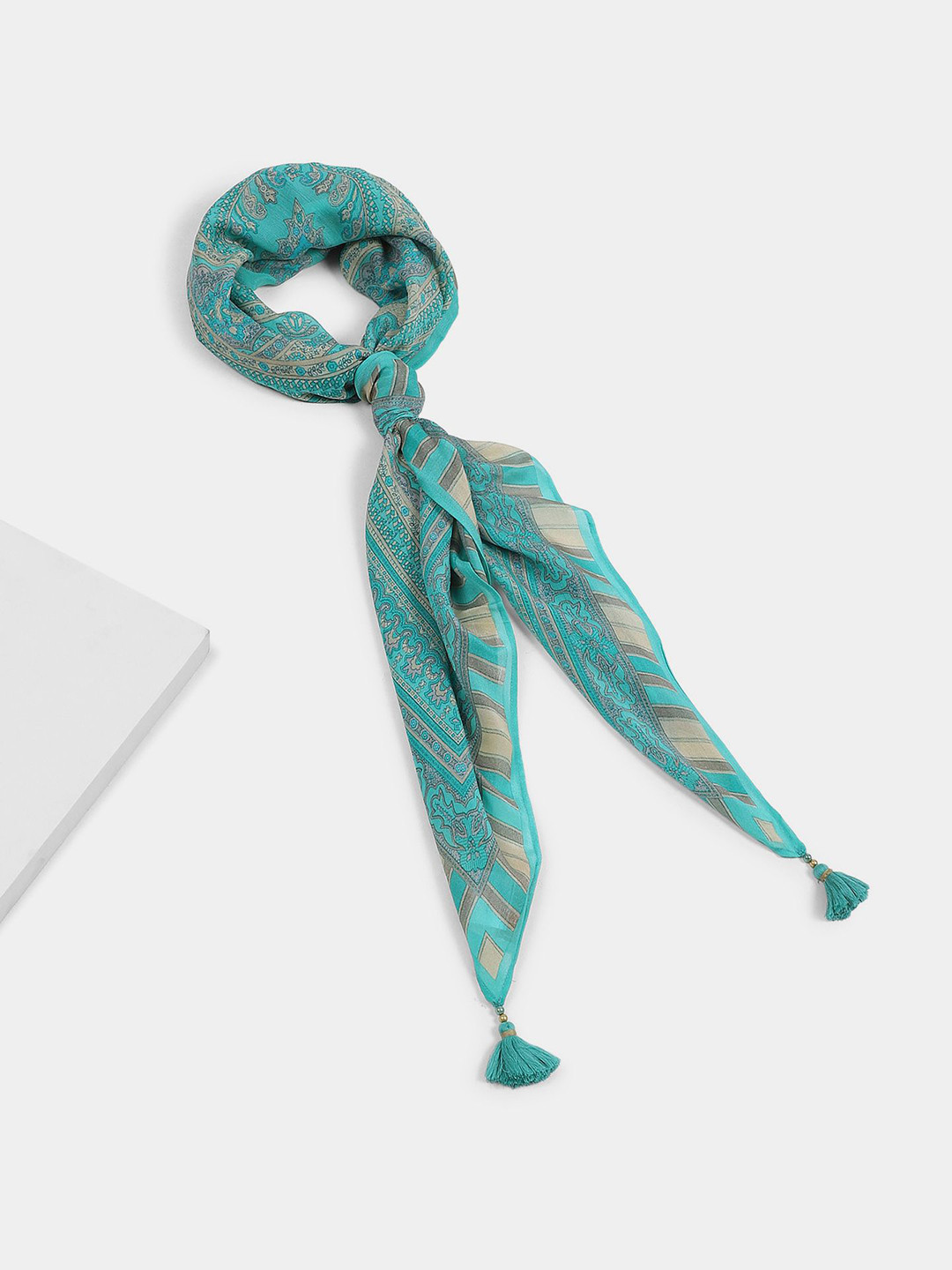 Ritu Kumar Women Printed Silk Scarf