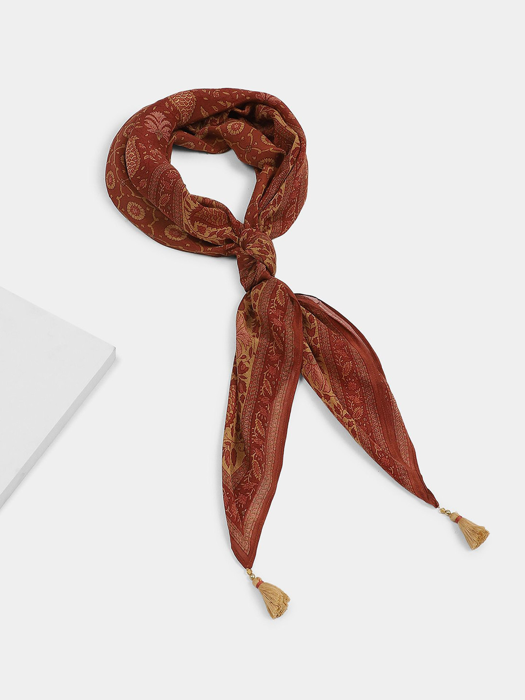 Ritu Kumar Women Printed Silk Scarf