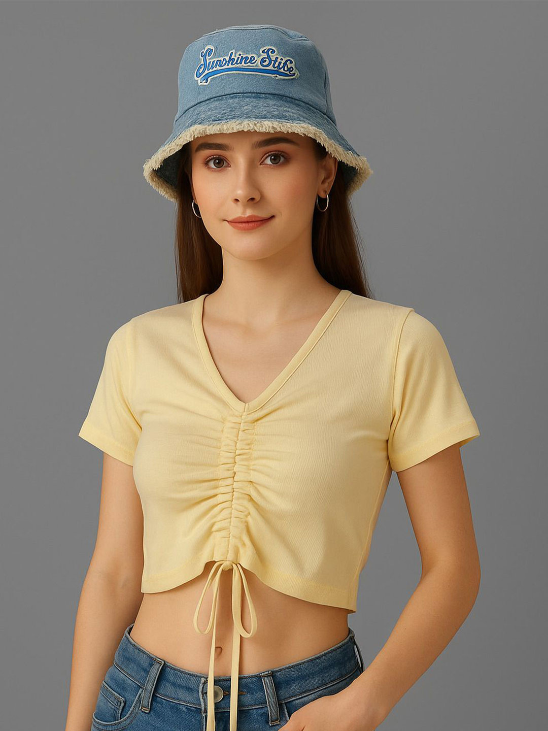 SXV STYLE Women Cotton Crop Top