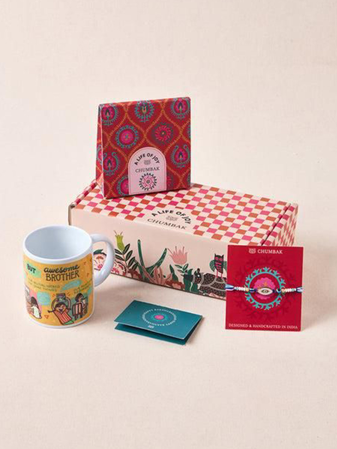 Chumbak 2Pcs Best Brother Ever Gift