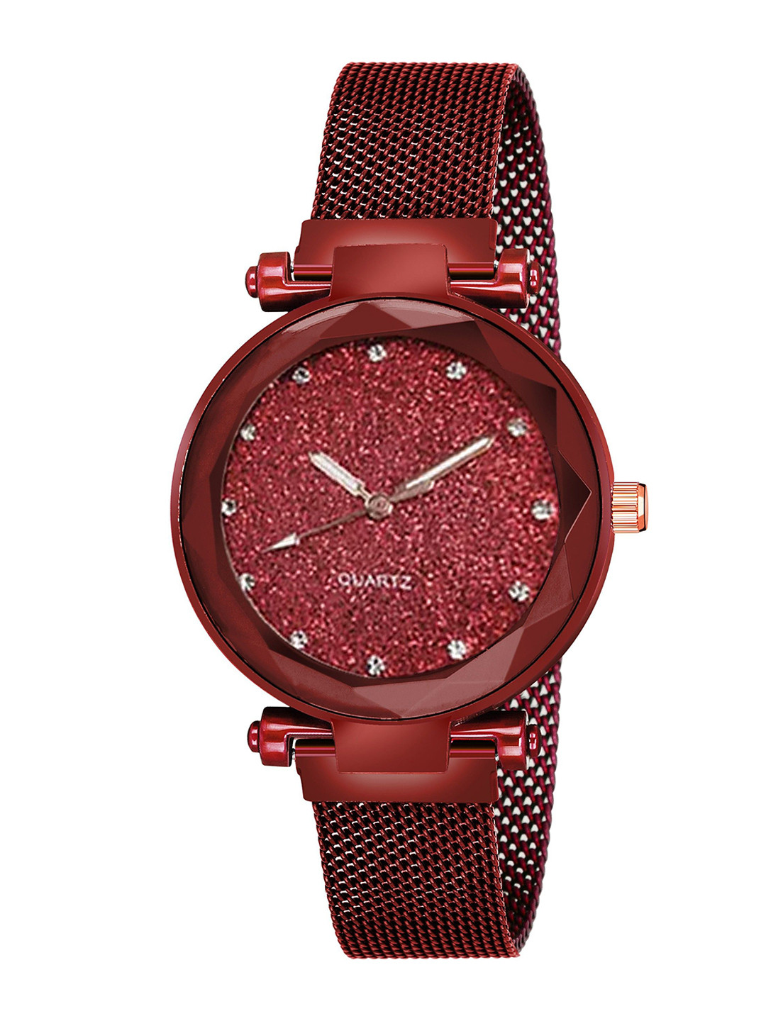 CSAMON Women Embellished Round Button Regular Analogue Watch-GR_37