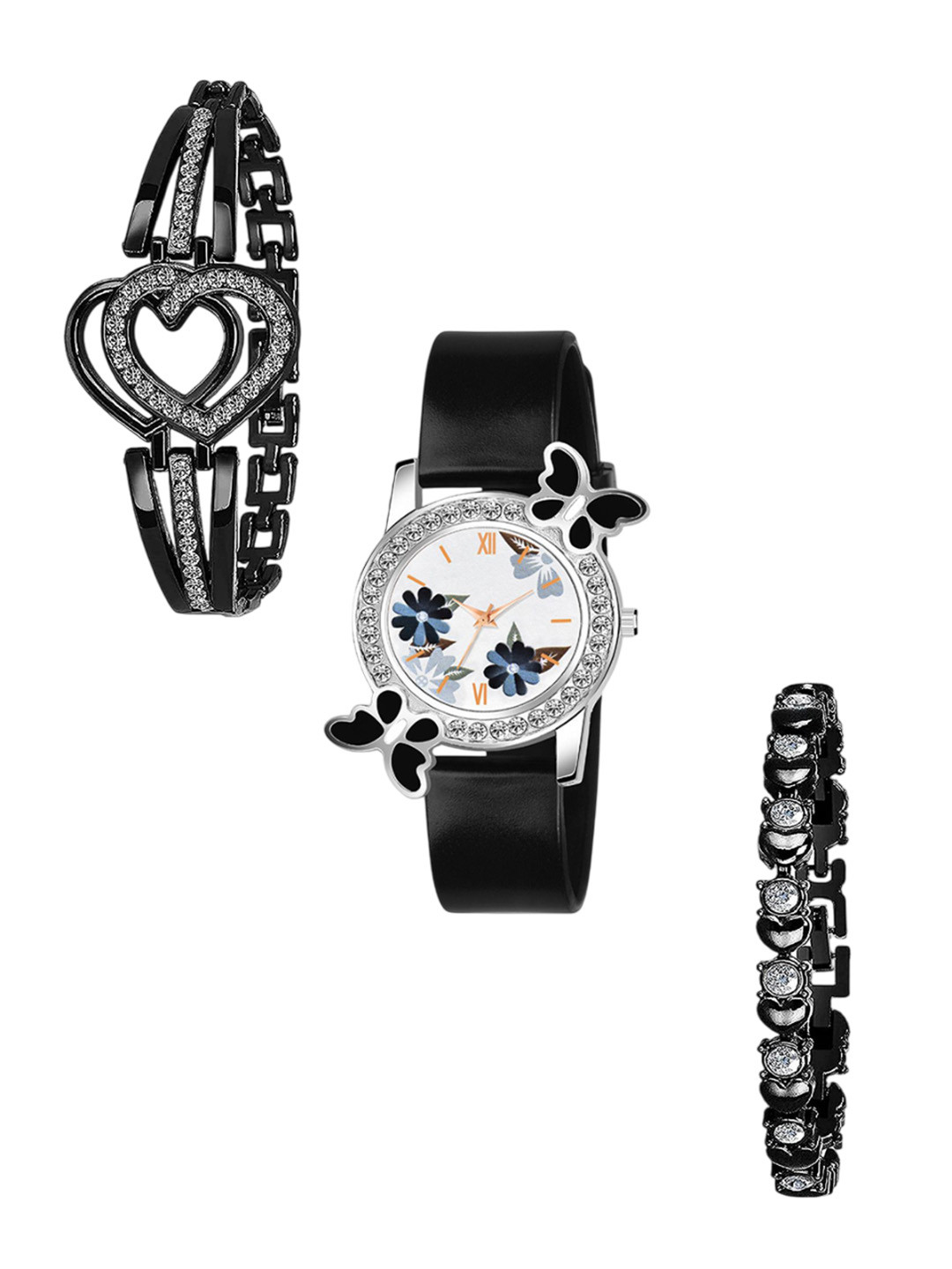 Gopal Shopcart Unisex Printed Casual Analogue Watch With Bracelet - 328 Fosil Heart Dani