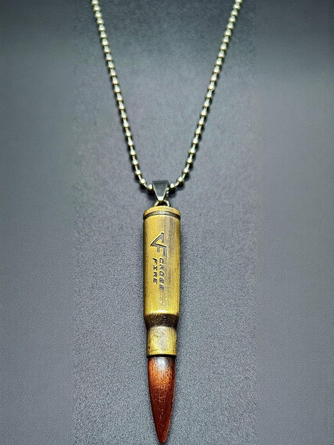 Dynamic Retail Global Men Bullet Pendant Chain