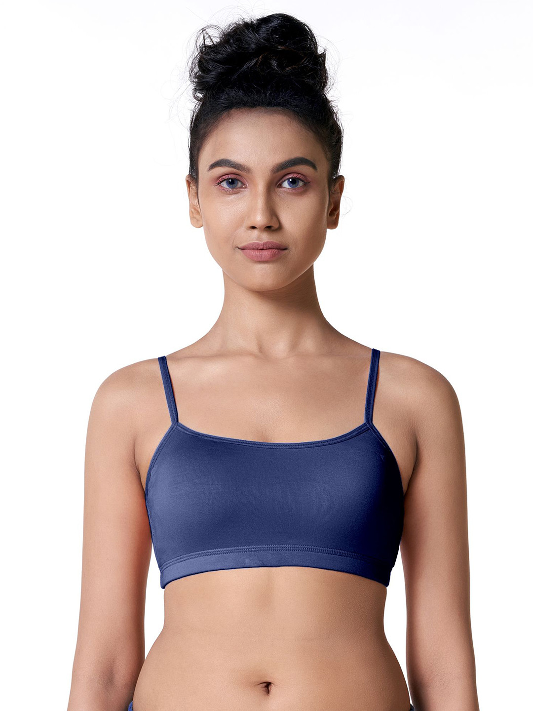 BLOSSOM Women Single Layered Full Coverage Non Padded Cotton Slip on Beginners Bra